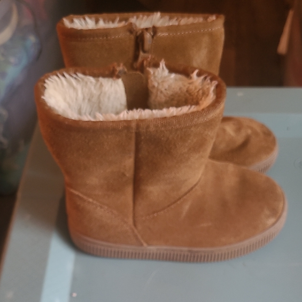 Cat & Jack Tan Kids Boots